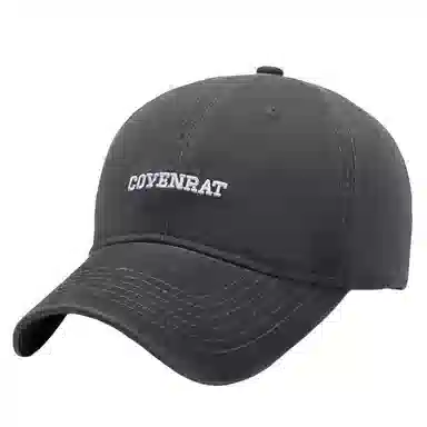 艾佳微 水洗做旧字母刺绣韩版时尚简约百搭显脸小 棉 鸭舌帽 男女同款情侣款