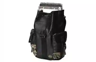 Chusu Mystery Black Backpack