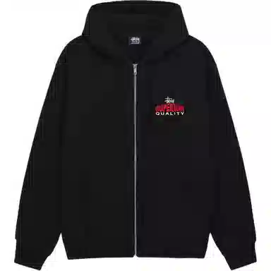 Stussy SS25 SUPERIOR QUALITY ZIP HOODIE logo