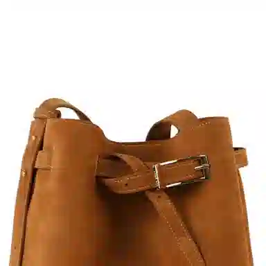 APEDE MOD Bucket Bag Medium Gold Brown