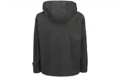 Burberry Logo Zip Hoodie Black