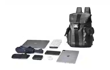 Chusu Mystery Black Backpack