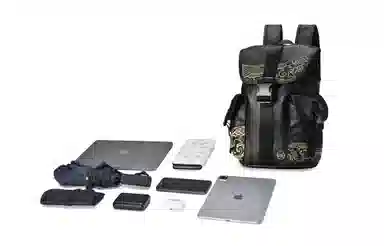 Chusu Mystery Black Backpack