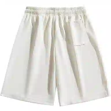 王者荣耀 美式街头复古舒适柔软亲肤纯色多色基础款运动时尚系带休闲短裤 男女同款