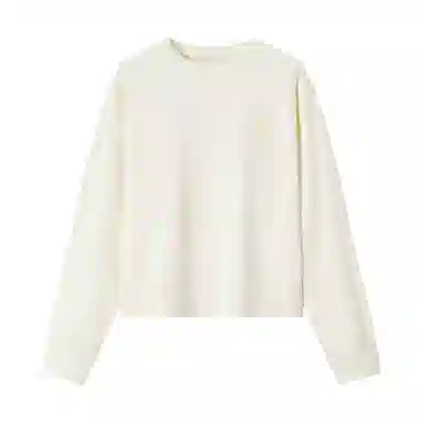 森马 圆领宽松纯色长袖卫衣 女款