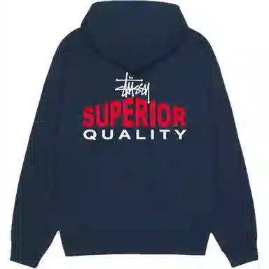 Stussy SS25 SUPERIOR QUALITY ZIP HOODIE logo