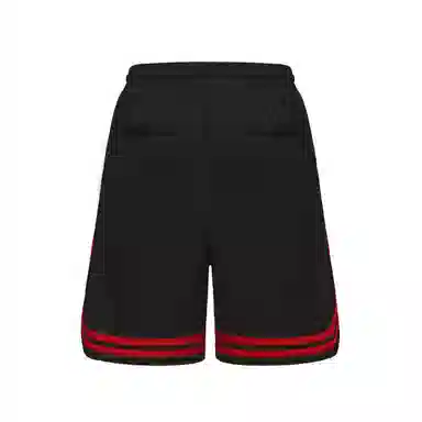 Galliano Landor Retro Black Red Shorts