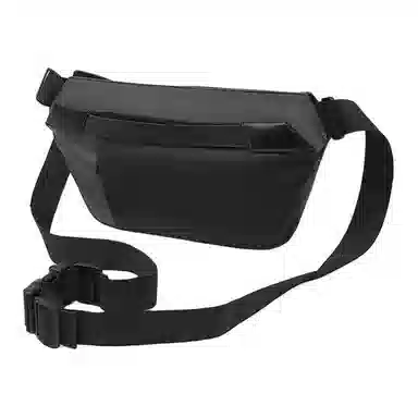 老人头 时尚休闲百搭通勤收纳 织物 胸包 常规 男款 黑色/灰色