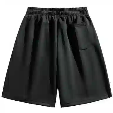 王者荣耀 美式街头复古舒适柔软亲肤纯色多色基础款运动时尚系带休闲短裤 男女同款