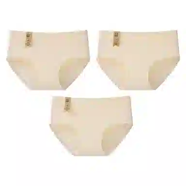 二三二三 抗菌裆部亲肤柔软舒适不卡档吸湿排汗不勒肉三角裤无痕透气百搭时尚不夹臀纯色时尚百搭潮流提花内裤 女款 组合装