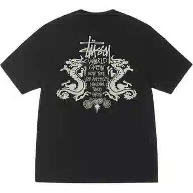 Stussy DOUBLE DRAGON TEE PIGMENT DYED T