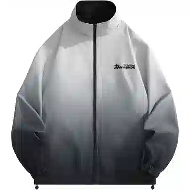 Doraemon Reversible Gradient Cartoon Logo Jacket