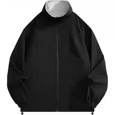 Doraemon Reversible Gradient Cartoon Logo Jacket