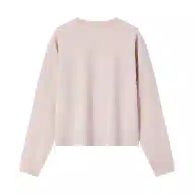 森马 圆领宽松纯色长袖卫衣 女款