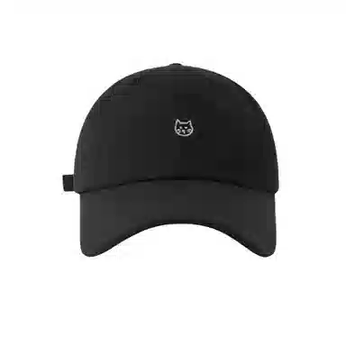 艾佳微 萌趣猫猫刺绣户外露营登山游玩高颜值防晒遮阳透气 棉 鸭舌帽 男女同款情侣款