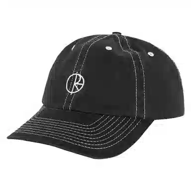 Polar Skate Co Embroidered Logo Cap Black