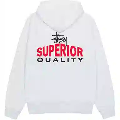 Stussy SS25 SUPERIOR QUALITY ZIP HOODIE logo