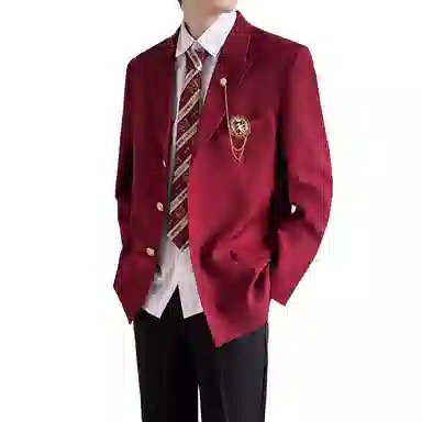 DK Uniform Single-Breasted Blazer