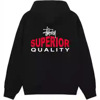 Stussy SS25 SUPERIOR QUALITY ZIP HOODIE logo