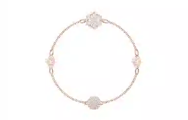 Swarovski Remix Snowflake Rose Gold Bracelet Medium