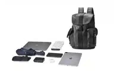 Chusu Mystery Black Backpack