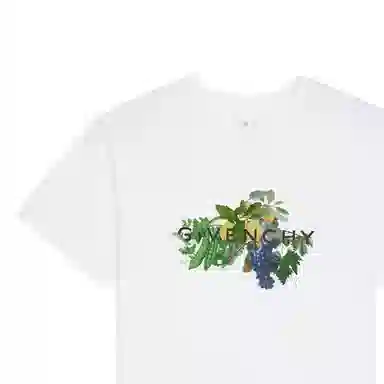Givenchy T-Shirt In Cotton With Givenchy Fruits And Vegetables T