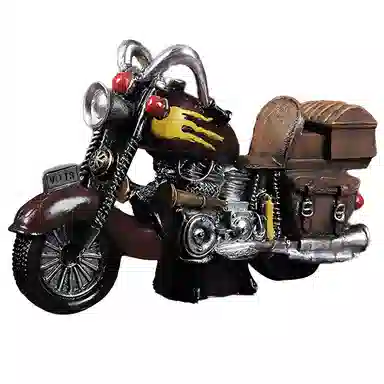 格薇拉 美式复古摩托汽车 成品模型