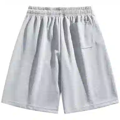 王者荣耀 美式街头复古舒适柔软亲肤纯色多色基础款运动时尚系带休闲短裤 男女同款