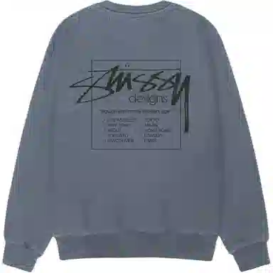 Stussy SS25 MODERN AGE CREW PIGMENT DYED logo