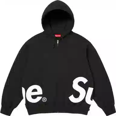 Supreme SS25 Big Logo Zip Up Hooded Sweatshirt