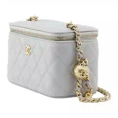 Chanel 24K Gold Ball Chain Box Bag