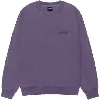 Stussy SS25 MODERN AGE CREW PIGMENT DYED logo