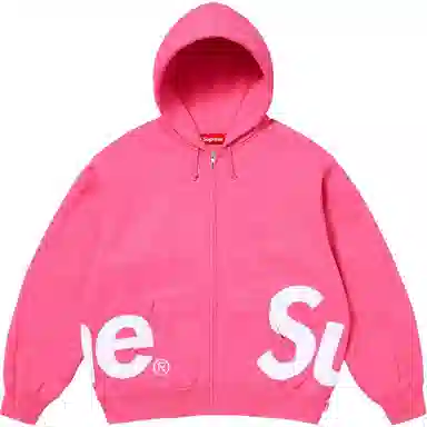 Supreme SS25 Big Logo Zip Up Hooded Sweatshirt