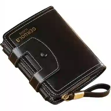 歌若拉 三折多卡位 牛皮 钱包 常规 女款 多色