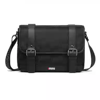 SEPTWOLVES Messenger Bag Black/Grey