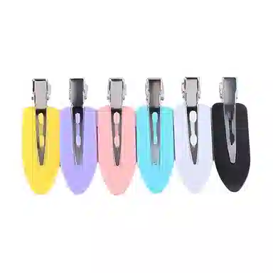 简应舒 彩色一字 树脂 发夹 男女同款情侣款