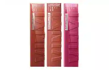 美宝莲 春夏气泡饮系列 锁吻棒莹润唇釉 镜面 易上色