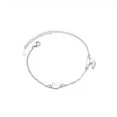 饰伴 可爱小猫 国潮轻奢高级简约小众轻奢百搭好运 开口可调节设计 雅致高级质感 合金 手镯 女款