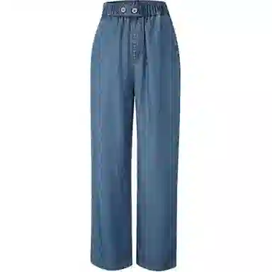 潞优野 舒适薄款阔腿天丝牛仔裤 女款