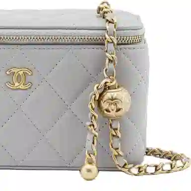 Chanel 24K Gold Ball Chain Box Bag