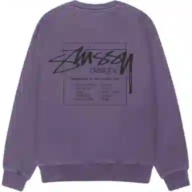 Stussy SS25 MODERN AGE CREW PIGMENT DYED logo
