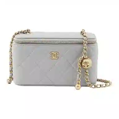 Chanel 24K Gold Ball Chain Box Bag