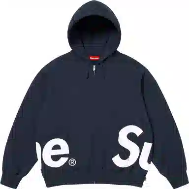 Supreme SS25 Big Logo Zip Up Hooded Sweatshirt