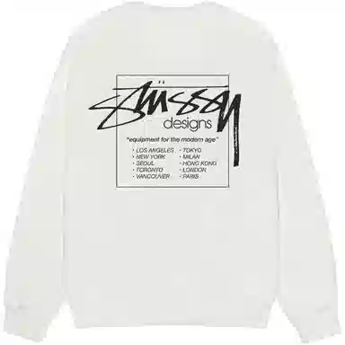 Stussy SS25 MODERN AGE CREW PIGMENT DYED logo