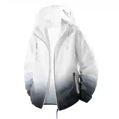 大白鲨 潮牌时尚户外渐变防紫外线防晒服 男款