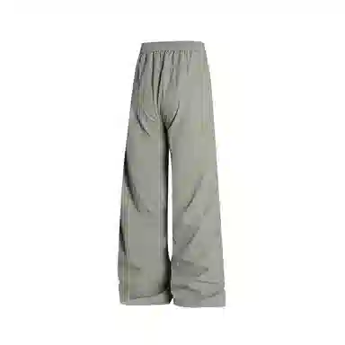 北极绒 美式复古宽松运动阔腿垂感休闲裤 男款