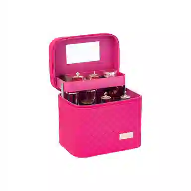 馨枕居 便携化妆包大容量旅行化妆箱多功能手提多层桌面化妆品收纳盒