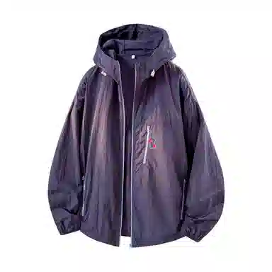 巴塞罗那足球俱乐部 宽松休闲山系户外登山钓鱼连帽薄款 超轻凉感防紫外线透气速干防晒服 男女同款