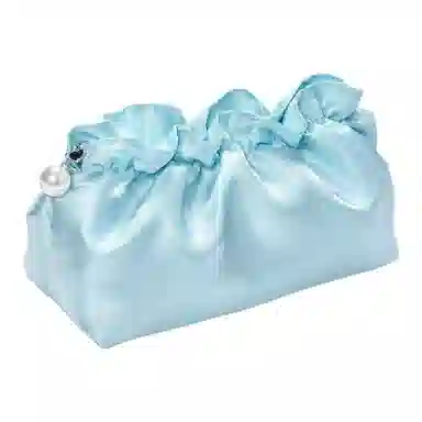 馨枕居 小众质感化妆包高级感褶皱云朵包旅行便携包包化妆品洗漱收纳包