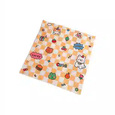 馨枕居 可爱化妆包女便携式旅行懒人大容量护肤品收纳袋魔术贴百贴布袋子